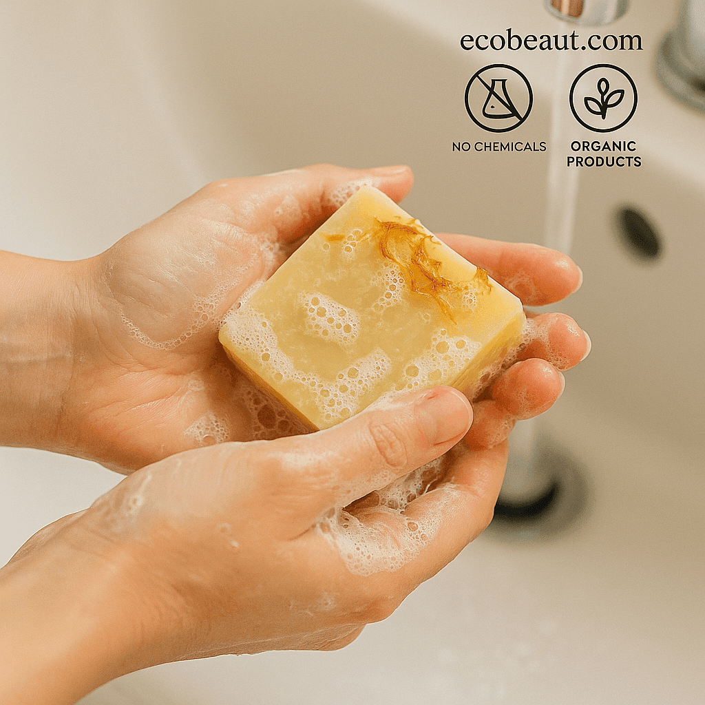 Lemongrass Calendula Soap – Refreshing Cold Process Bar for Energizing Cleanses 🌿✨