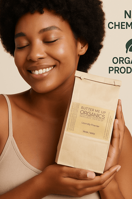 Dark-skinned woman using natural dishwasher soap in kitchen – safe, chemical-free eco product for daily use – ecobeaut.com