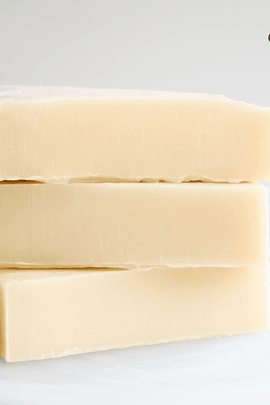 Lavender tea bars with ecobeaut.com, No Chemicals, and Organic Products labels.