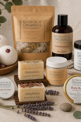 Complete Head-to-Toe Natural Care Gift Set – 11-Piece Hair, Skin, Bath & Grooming Routine