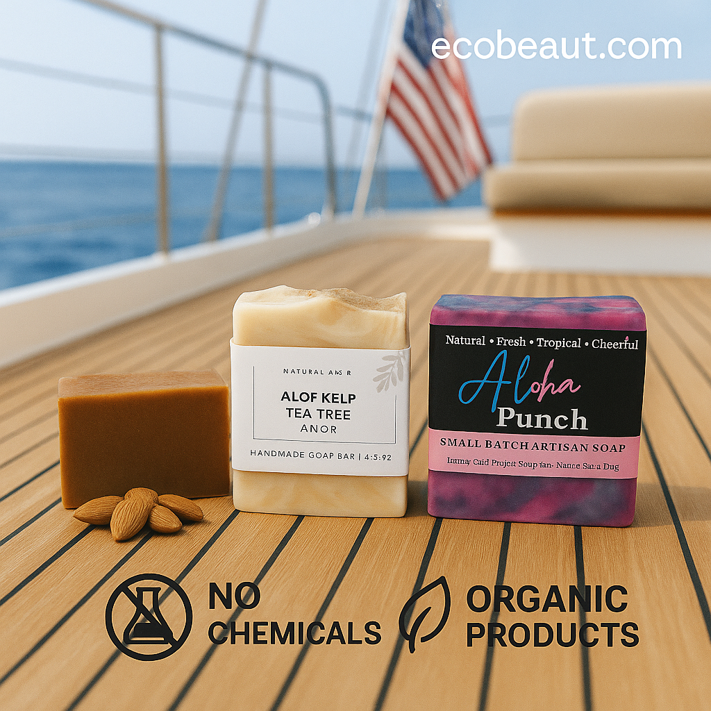 Organic Castile Soap: The Old-School Clean That’s Making a Modern Comeback 🧼✨ - eco-friendly handmade soaps on a boat.