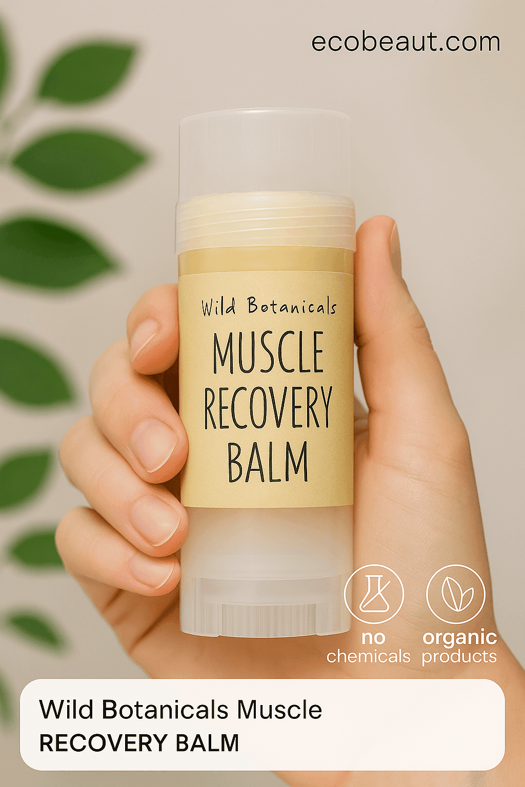 Muscle Recovery Balm Twist Tube - Soothe and Relieve Sore Muscles