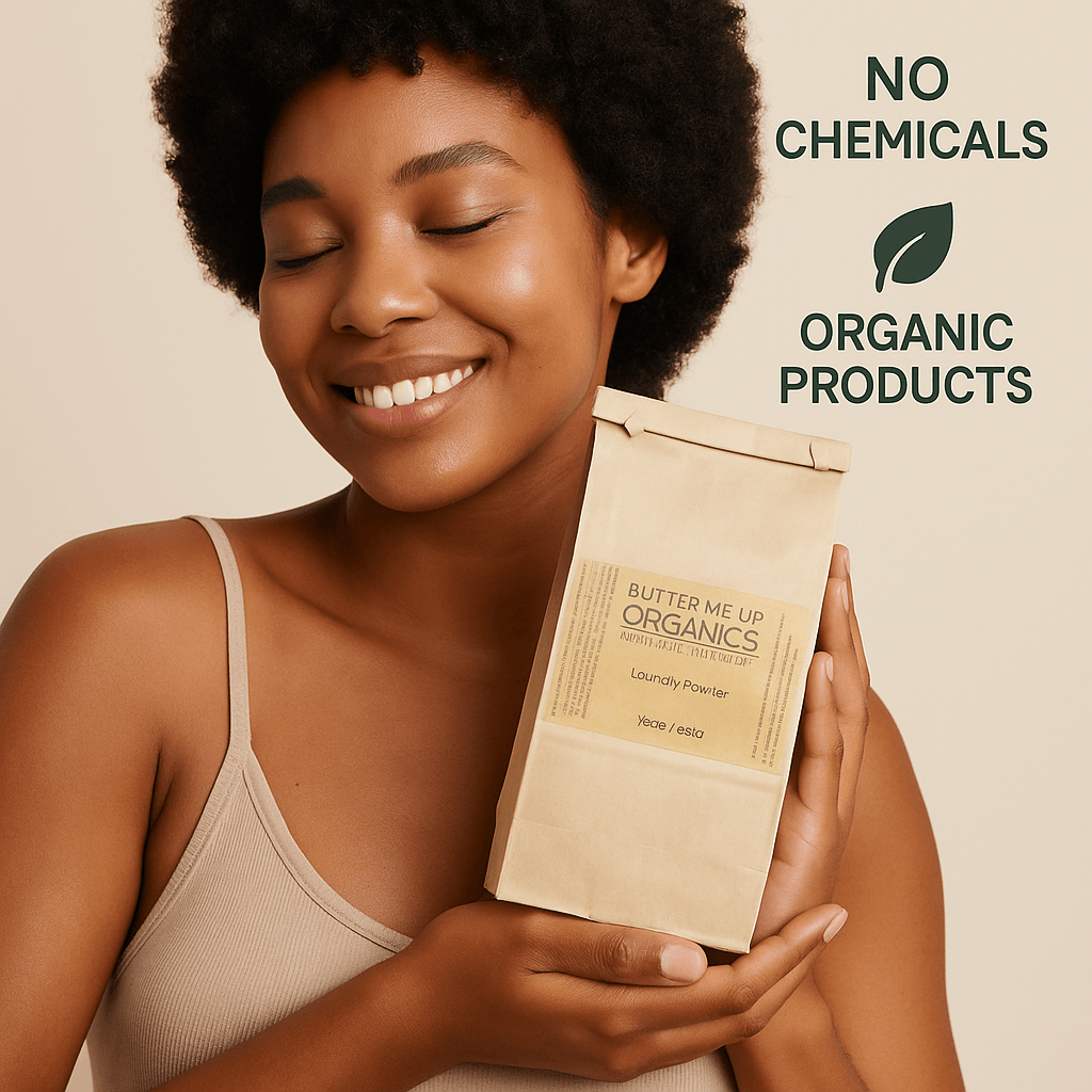 Dark-skinned woman using natural dishwasher soap in kitchen – safe, chemical-free eco product for daily use – ecobeaut.com

