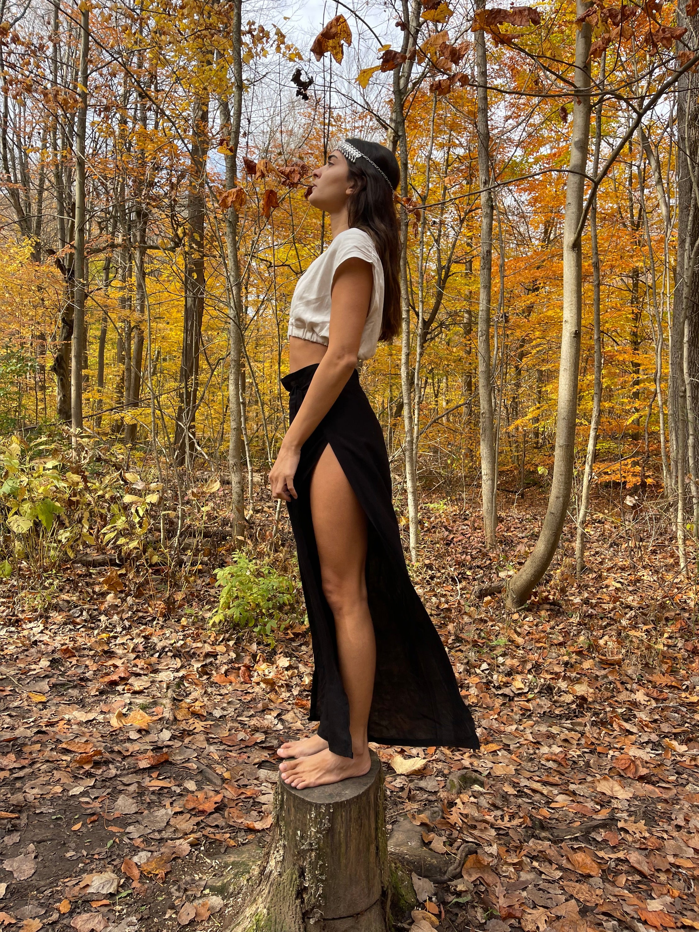 Black Nomad Pants – Organic Cotton Activewear for Yoga, Dance, and Movement