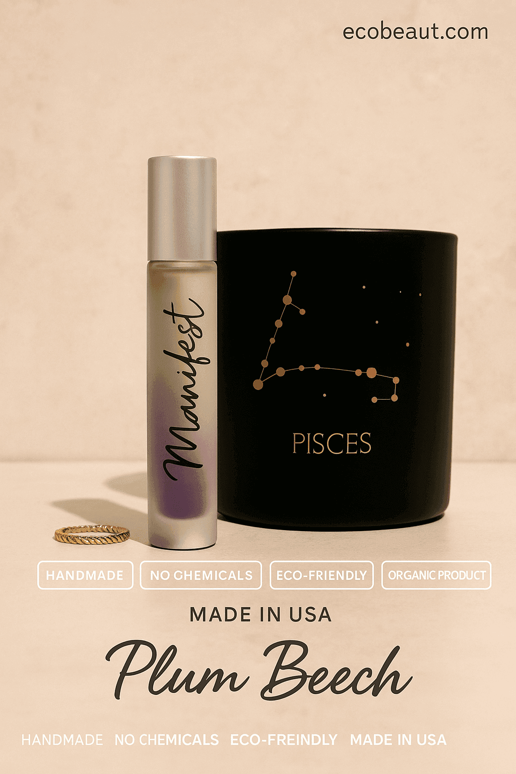 Manifest Rollerball Perfume – Empower Your Journey with handmade eco-friendly ingredients and attractive design.