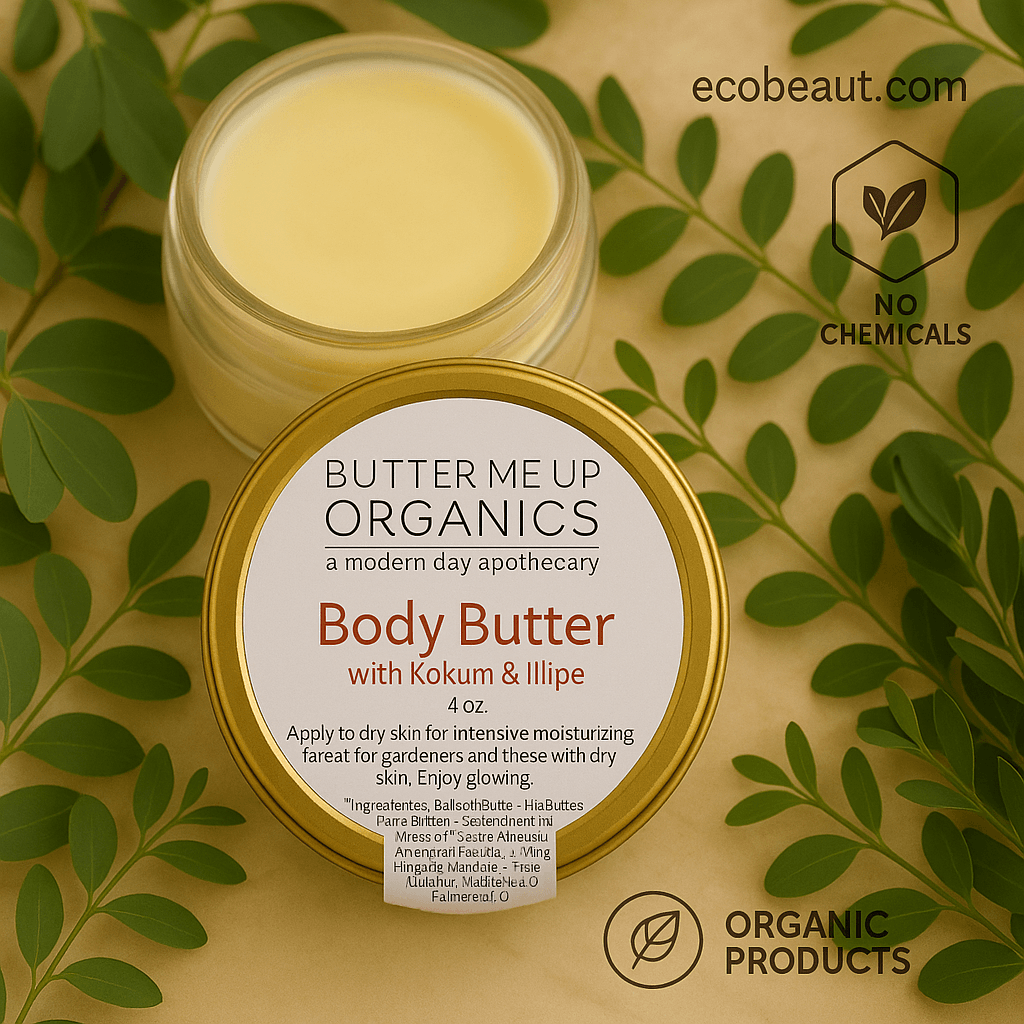 Natural body butter with Kokum & Illipe by Butter Me Up Organics – organic skincare – ecobeaut.com