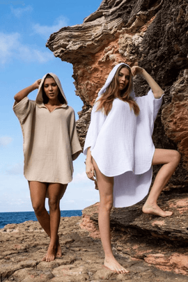 Bohem Beach Poncho – Sustainable Comfort for Beach & Pool Days
