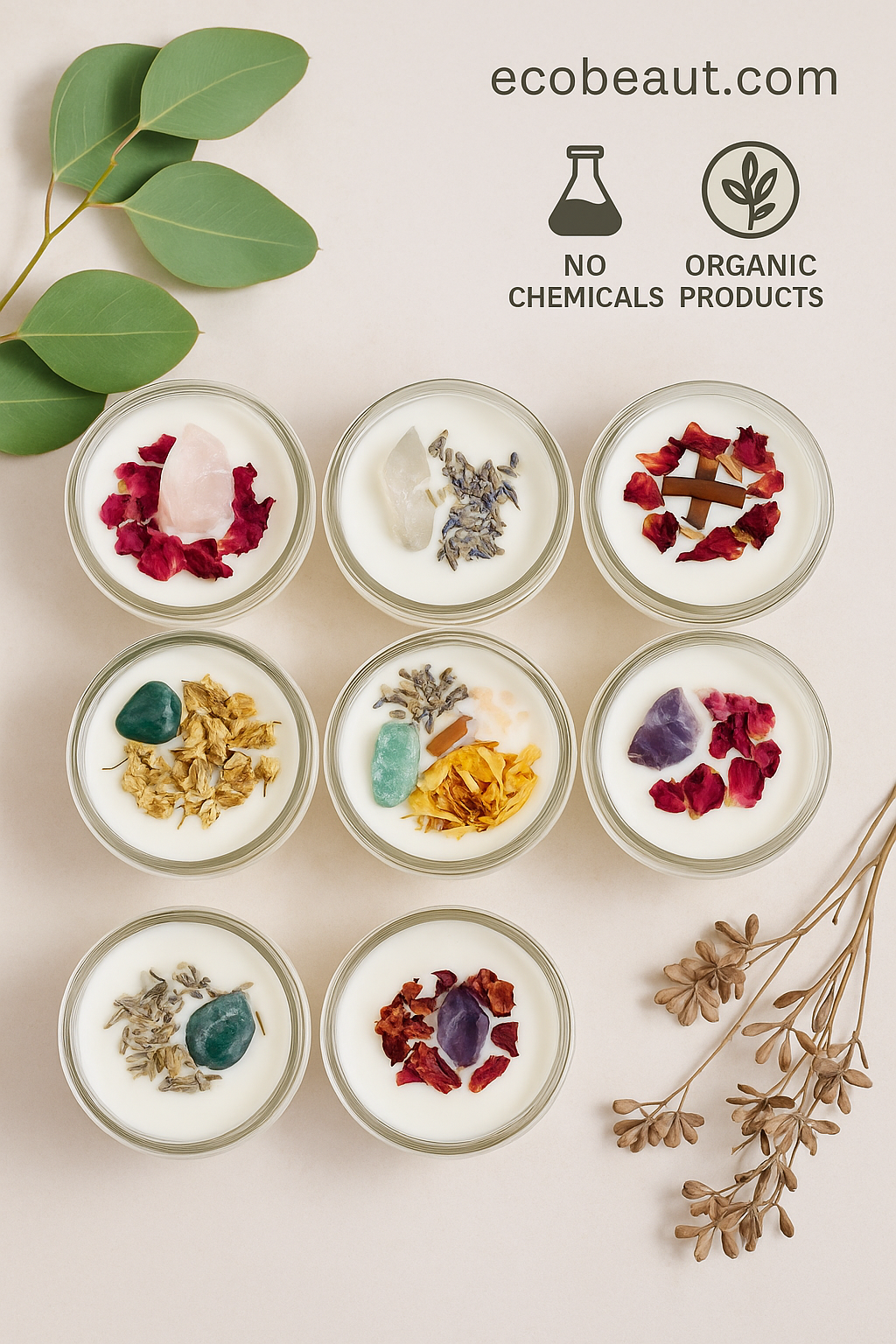 Blessings Intention Candle – Hand-Poured Soy Wax Candle for Happiness & Good Luck