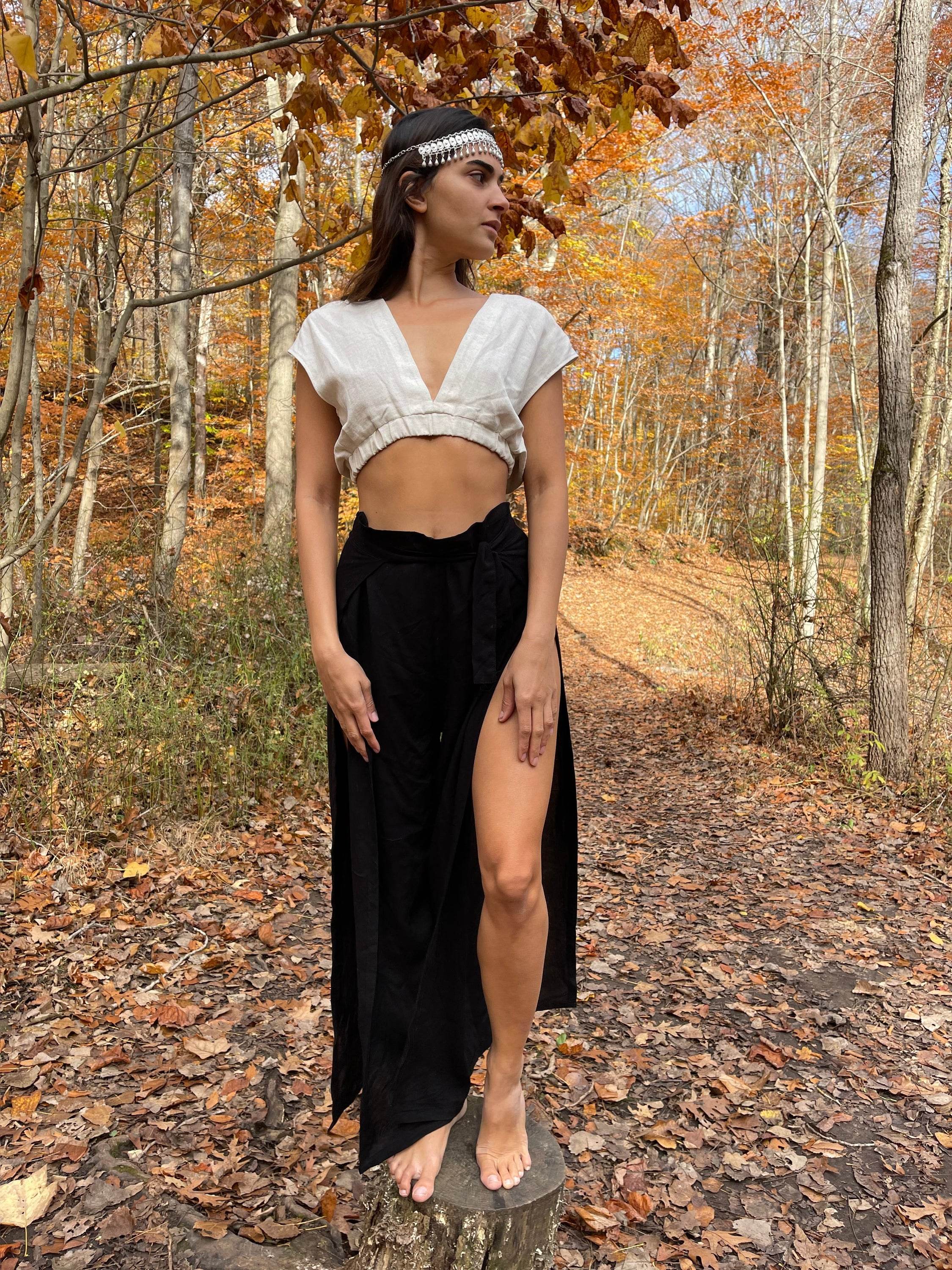 Black Nomad Pants – Organic Cotton Activewear for Yoga, Dance, and Movement