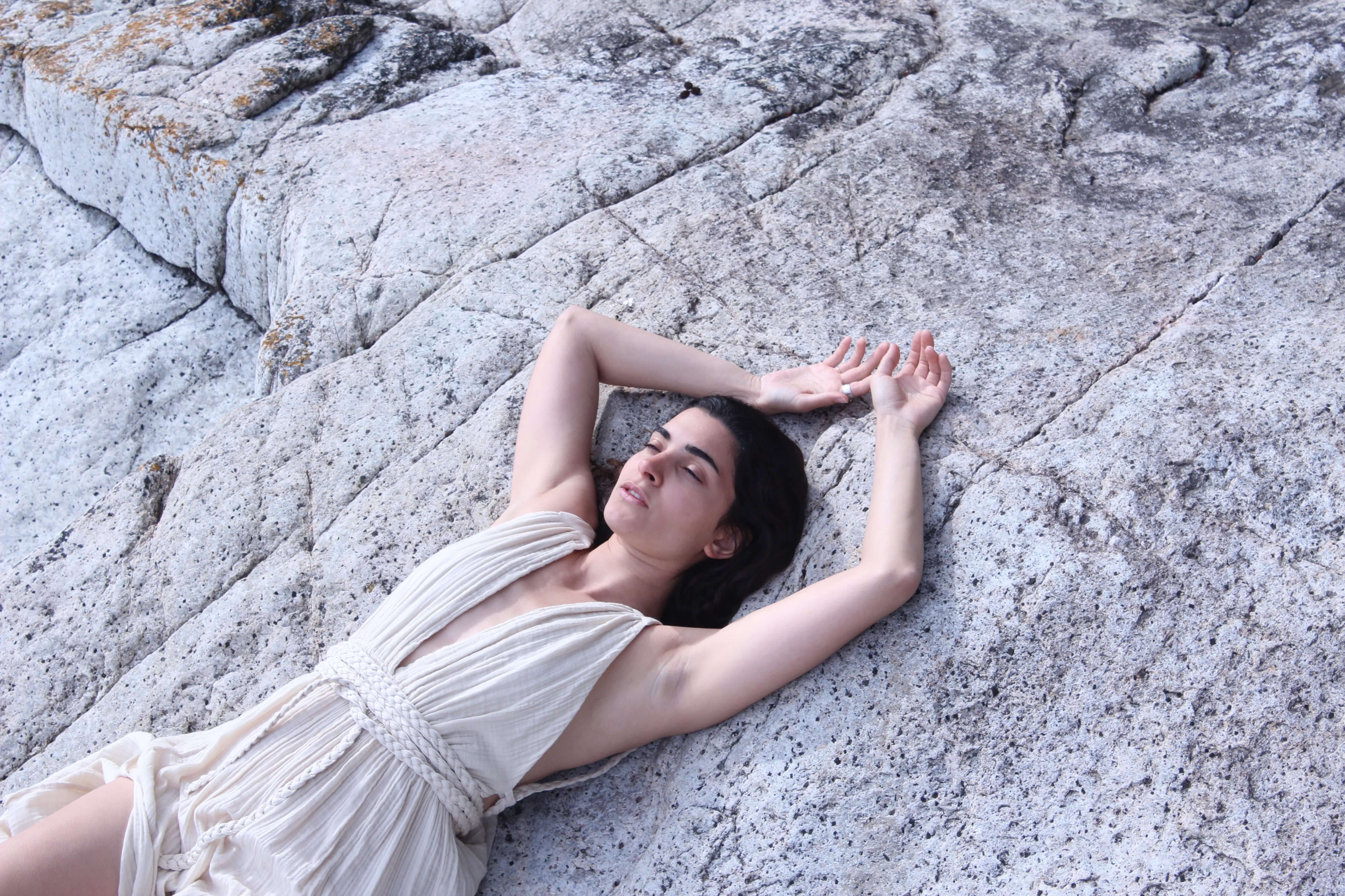 Beige Cotton Breathable Summer Maxi Dress – Organic Elegance for Special Occasions