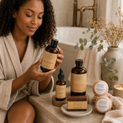 6-Piece Natural Hair Care & Spa Set – Complete Hair Routine + Bath Bombs - image 3