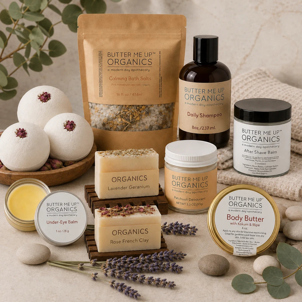 Complete Head-to-Toe Natural Care Gift Set – 11-Piece Hair, Skin, Bath & Grooming Routine